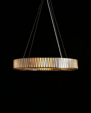 Jeunet Ring Chandelier Modern Hand Blown Glass Round Pendant Light for Dining Room