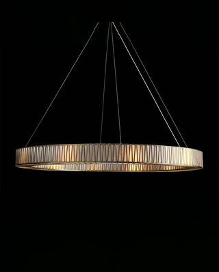 Jeunet Ring Chandelier Modern Hand Blown Glass Round Pendant Light for Dining Room