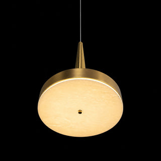 Modern  Luxury Marble LED Disc Pendant Chandelier