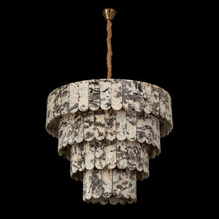 Grand Four-Tier Snowcrest White Luxury Marble Chandelier
