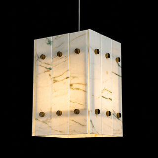 Modern Faceted Luxury Marble Pendant Light