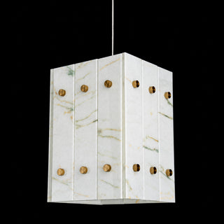 Modern Faceted Luxury Marble Pendant Light