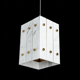 Modern Faceted Luxury Marble Pendant Light
