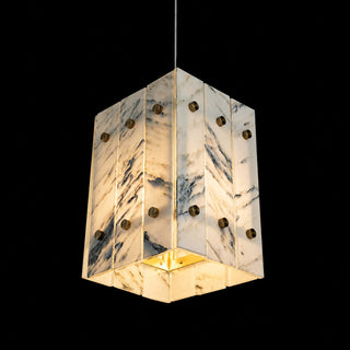Modern Faceted Luxury Marble Pendant Light