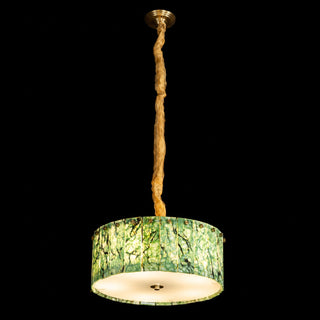 Modern Luxury Marble Drum Chandelier