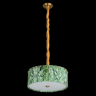 Modern Luxury Marble Drum Chandelier