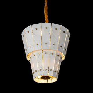 Modern Tapered Luxury Marble Chandelier