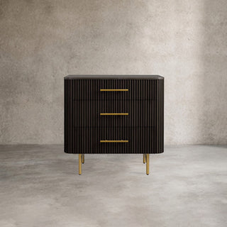 Finley Closed Nightstand & Three-Drawer Chest