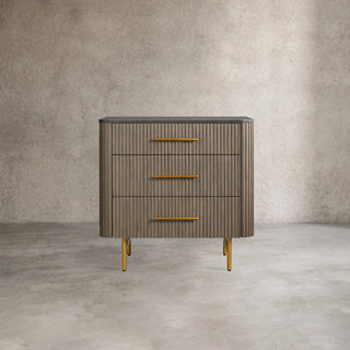 Finley Closed Nightstand & Three-Drawer Chest