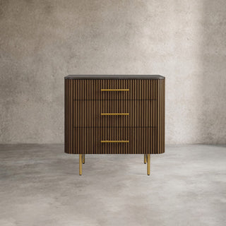 Finley Closed Nightstand & Three-Drawer Chest