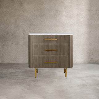 Finley Closed Nightstand & Three-Drawer Chest