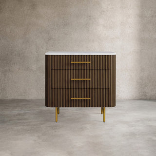 Finley Closed Nightstand & Three-Drawer Chest