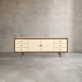 Henton Eucalyptus Wood TV Stand