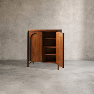 Rittman Mid-Century Walnut Wood Entrance Hall Chest