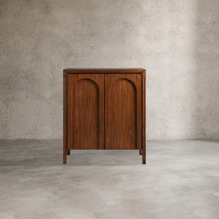 Rittman Mid-Century Walnut Wood Entrance Hall Chest