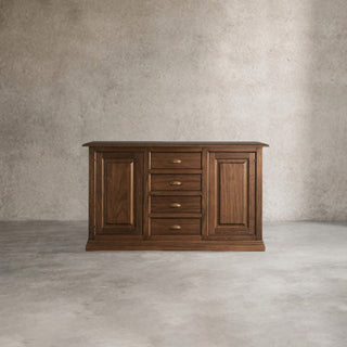 Tuscany Old World Vintage Poplar Wood Buffet Table Sideboard