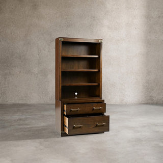 Tremont Modular Wood Bookcase Mid-Century Tall Cabinets