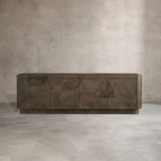 Polanco TV Stand Unit Wood Sideboard Media Console Ash Entryways Storage Cabinet
