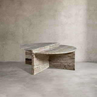 Riggs Modular Marble Circular Coffee Table