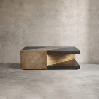 Almeria Guanacaste Wood Coffee Table