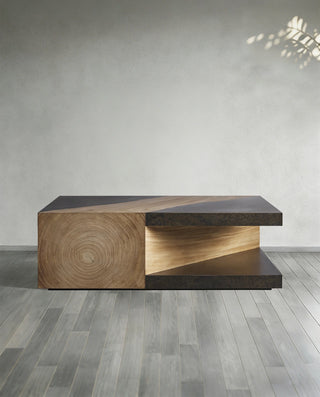 Almeria Guanacaste Wood Coffee Table