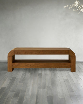 Pierre Mid-Century Modern WoodCoffee Table Sofa Center Tea Table in Oak Veneer