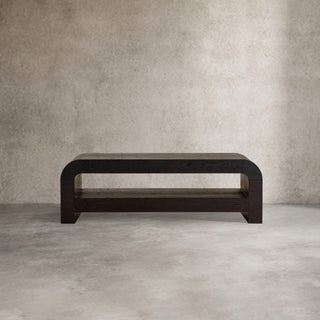 Pierre Mid-Century Modern WoodCoffee Table Sofa Center Tea Table in Oak Veneer