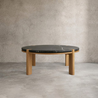 Pyet Round Marble Top Coffee Table