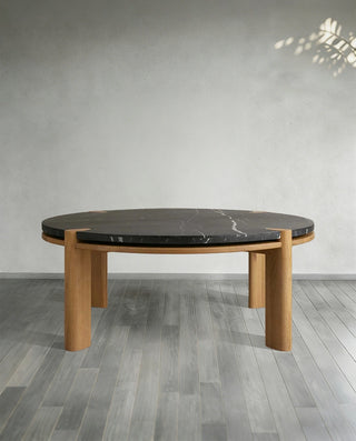 Pyet Round Marble Top Coffee Table