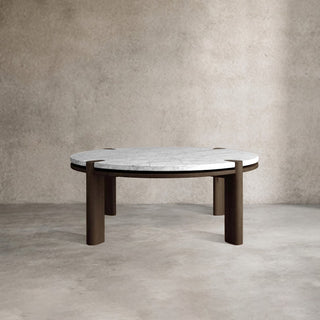 Pyet Round Marble Top Coffee Table
