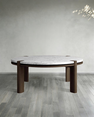 Pyet Round Marble Top Coffee Table