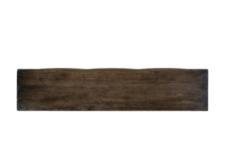 Kai Slatted Reclaimed Pine Console - Rustic Entryway Storage Table