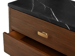 Giselle Vintage Six-Drawer Dresser | Mahogany Wood Bedroom Storage Cabinet