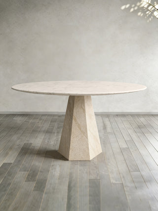 Modena Round Italian Marble Dining Table