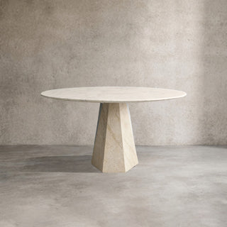 Modena Round Italian Marble Dining Table
