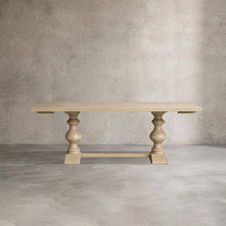 Tuscany Wood Extension Dining Table (Oval Poplar): Casual Style Dining Room Meal & Gathering Table