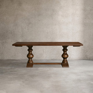 Tuscany Wood Extension Dining Table (Oval Poplar): Casual Style Dining Room Meal & Gathering Table