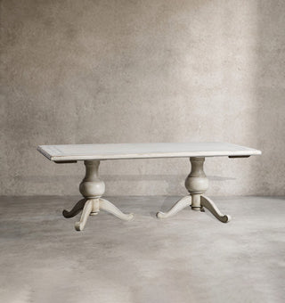 Girardi Bellarte Rectangular Dining Table – Solid Wood Modern Sculptural Base