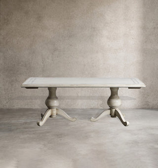 Girardi Bellarte Rectangular Dining Table – Solid Wood Modern Sculptural Base