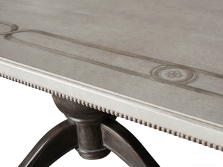 Girardi Bellarte Rectangular Dining Table – Solid Wood Modern Sculptural Base