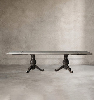 Girardi Bellarte Rectangular Dining Table – Solid Wood Modern Sculptural Base