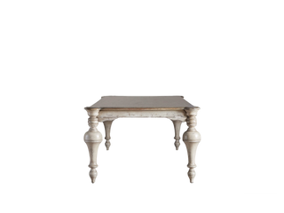Alessia Bellarte Solid Wood Dining Table – Hand-Painted Italian Artisan Design
