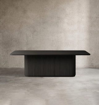 Finnley Rectangular Wood Dining Table – Solid Wood Hand-Finished Modern Table