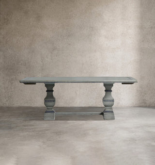 Cerea Gallery Bell’Arte Rectangular Dining Table – Hand-Painted Solid Wood Extendable Table
