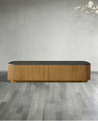 Finnley Storage Coffee Table Stone Top Sofa Center Tea Table With Drawer