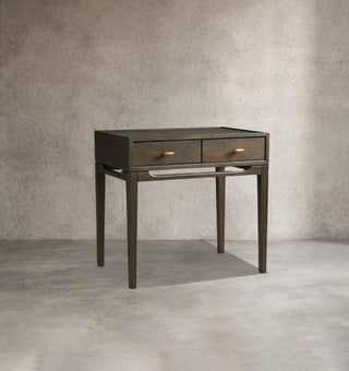 Mid Century Modern Nightstand Ash Wood – Bedroom Bedside Storage Cabinet Table