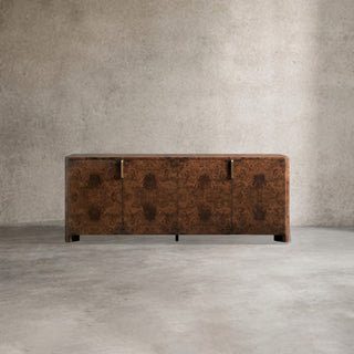 Morley Walnut Burl Sideboard - Luxury Wood Buffet Table & TV Cabinet for Living Room