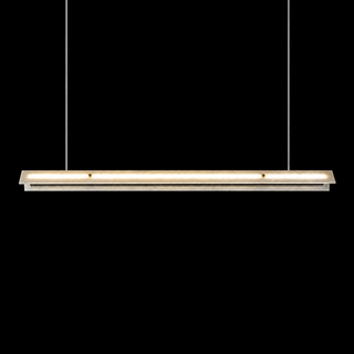 Modern Slim Luxury Marble Linear LED Pendant Light