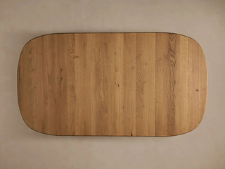 Jolson Wood Extension Dining Table (Honey Finish, Dual 20" Leaves)