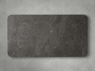 Finley Dining Table: Modern Minimalist Stone Top Column Base Dining Table